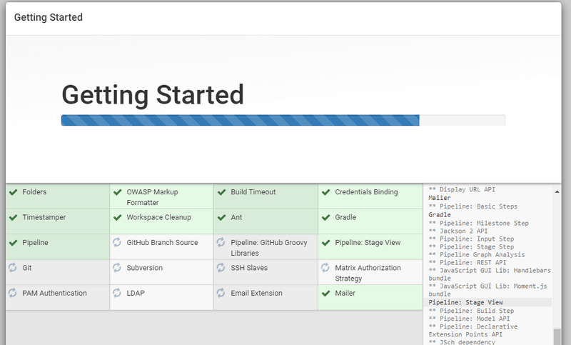 Jenkins Getting Started - Installing Plugins